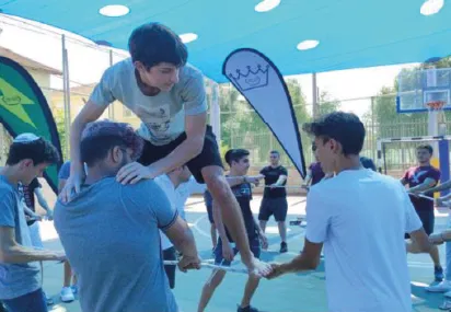 תחנת המעגל המרחף – פעילות ODT לפיתוח שיתוף פעולה ואיזון קבוצתי